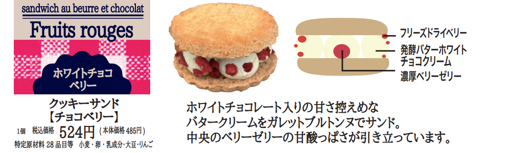 クッキーサンド・チョコベリー