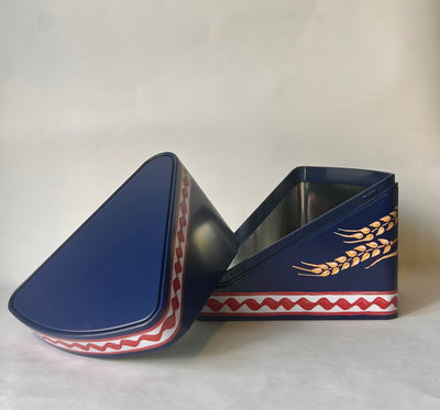 『Leksand』クラッカー保存用三角ケース（缶）